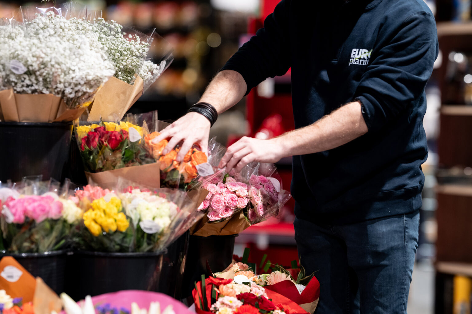 Euro Plantes organise un rayon dynamique dans un magasin de grande distribution